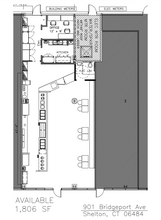 899-905 Bridgeport Ave, Shelton, CT for lease Floor Plan- Image 1 of 1