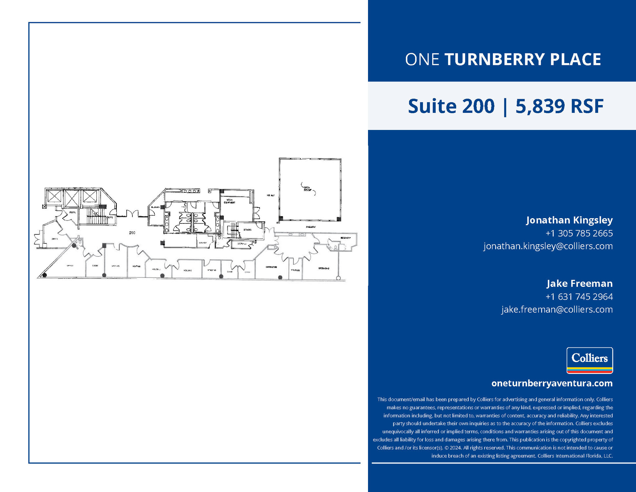 19495 Biscayne Blvd, Aventura, FL for lease Floor Plan- Image 1 of 1