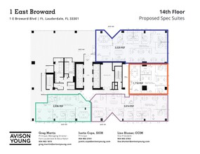 1 E Broward Blvd, Fort Lauderdale, FL for lease Site Plan- Image 1 of 1