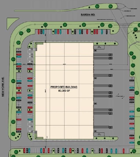 4551 New York Ave, Arlington, TX for lease - Site Plan - Image 3 of 3