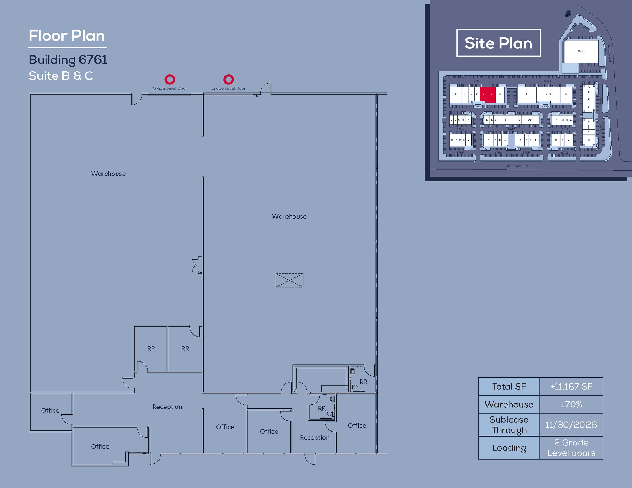 6761 Sierra Ct, Dublin, CA for lease Floor Plan- Image 1 of 1