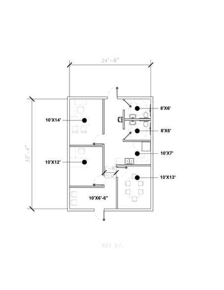 2831 S Houston Ave, Humble, TX for lease - Floor Plan - Image 2 of 2