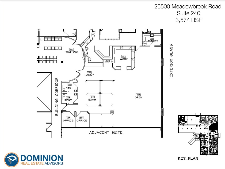 25500 Meadowbrook Rd, Novi, MI for lease Floor Plan- Image 1 of 1