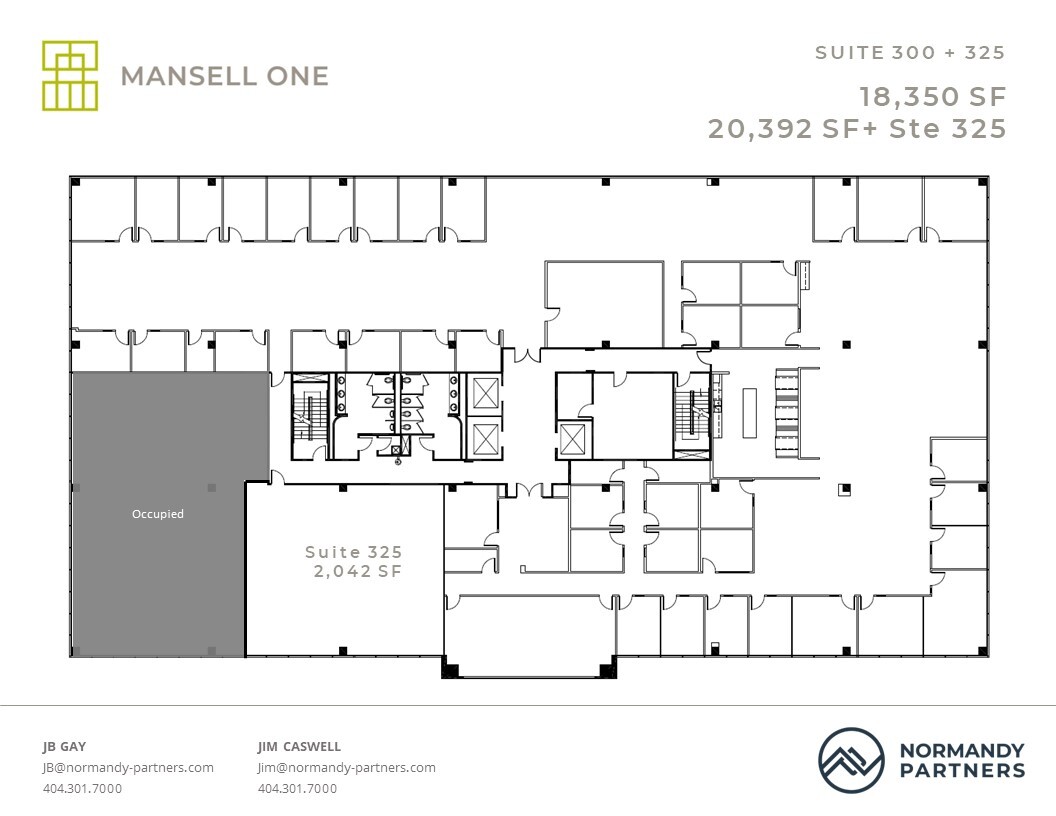 3700 Mansell Rd, Alpharetta, GA for lease Floor Plan- Image 1 of 2