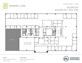 3700 Mansell Rd, Alpharetta, GA for lease Floor Plan- Image 1 of 2