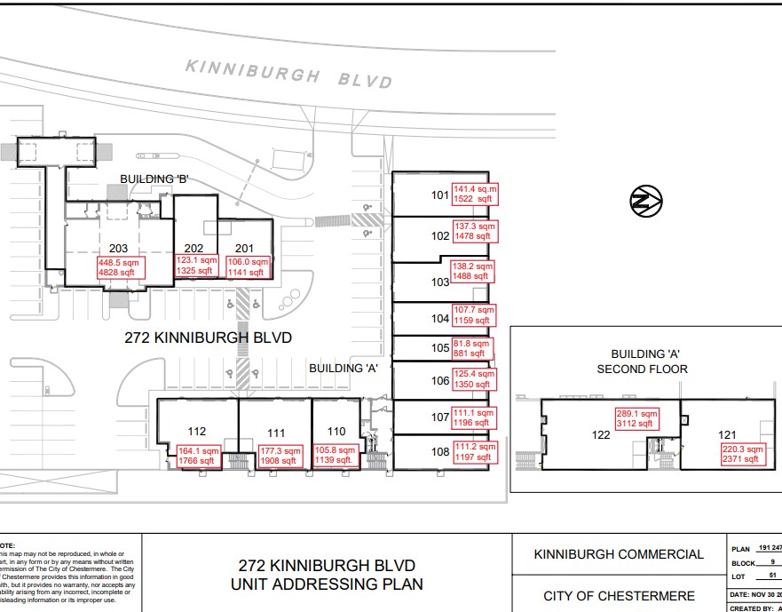 272 Kinniburgh Blvd, Chestermere, AB T1X 0P4 Building A