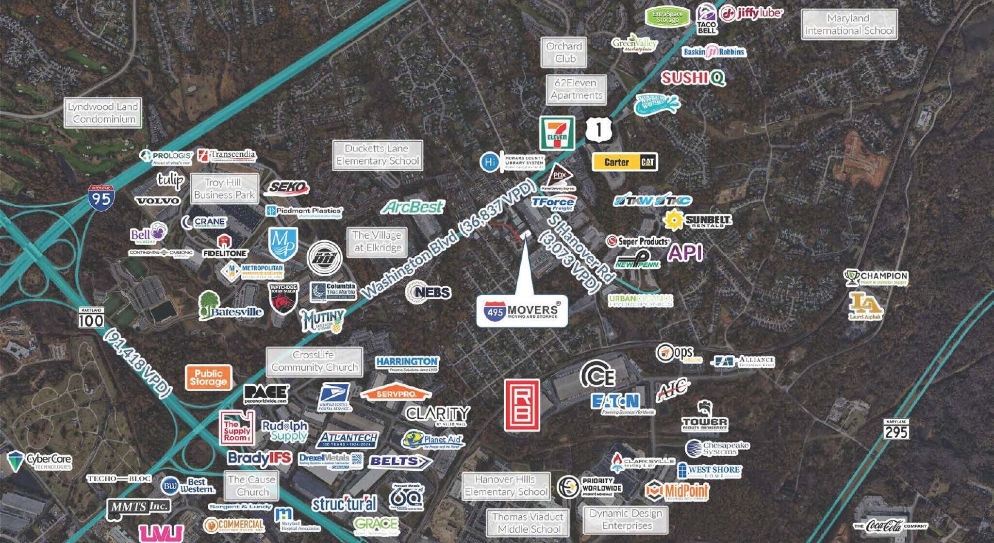 6345 Howard Ln, Elkridge, MD for sale Aerial- Image 1 of 1