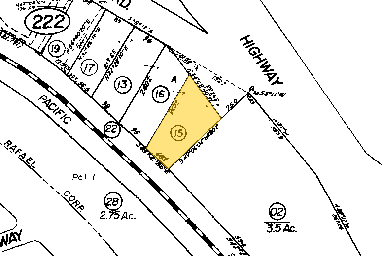 7 Merrydale Rd, San Rafael, CA for sale - Plat Map - Image 2 of 17