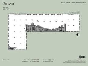 821 2nd Ave, Seattle, WA for lease Floor Plan- Image 1 of 1