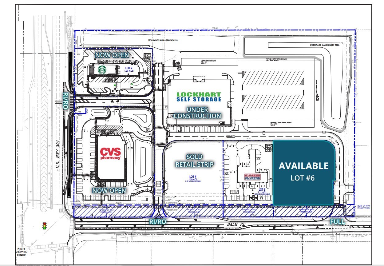 US 301 & Balm Rd, Wimauma, FL for sale Site Plan- Image 1 of 4