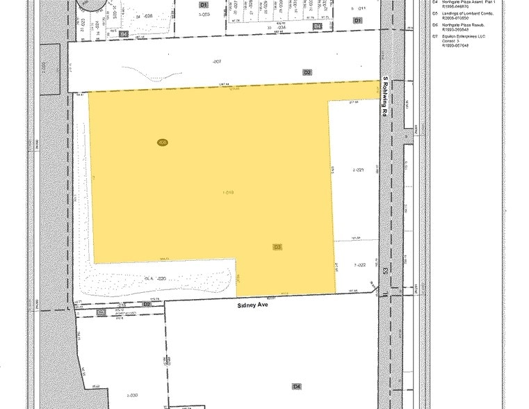 880 S Rohlwing Rd, Addison, IL for lease - Plat Map - Image 2 of 6