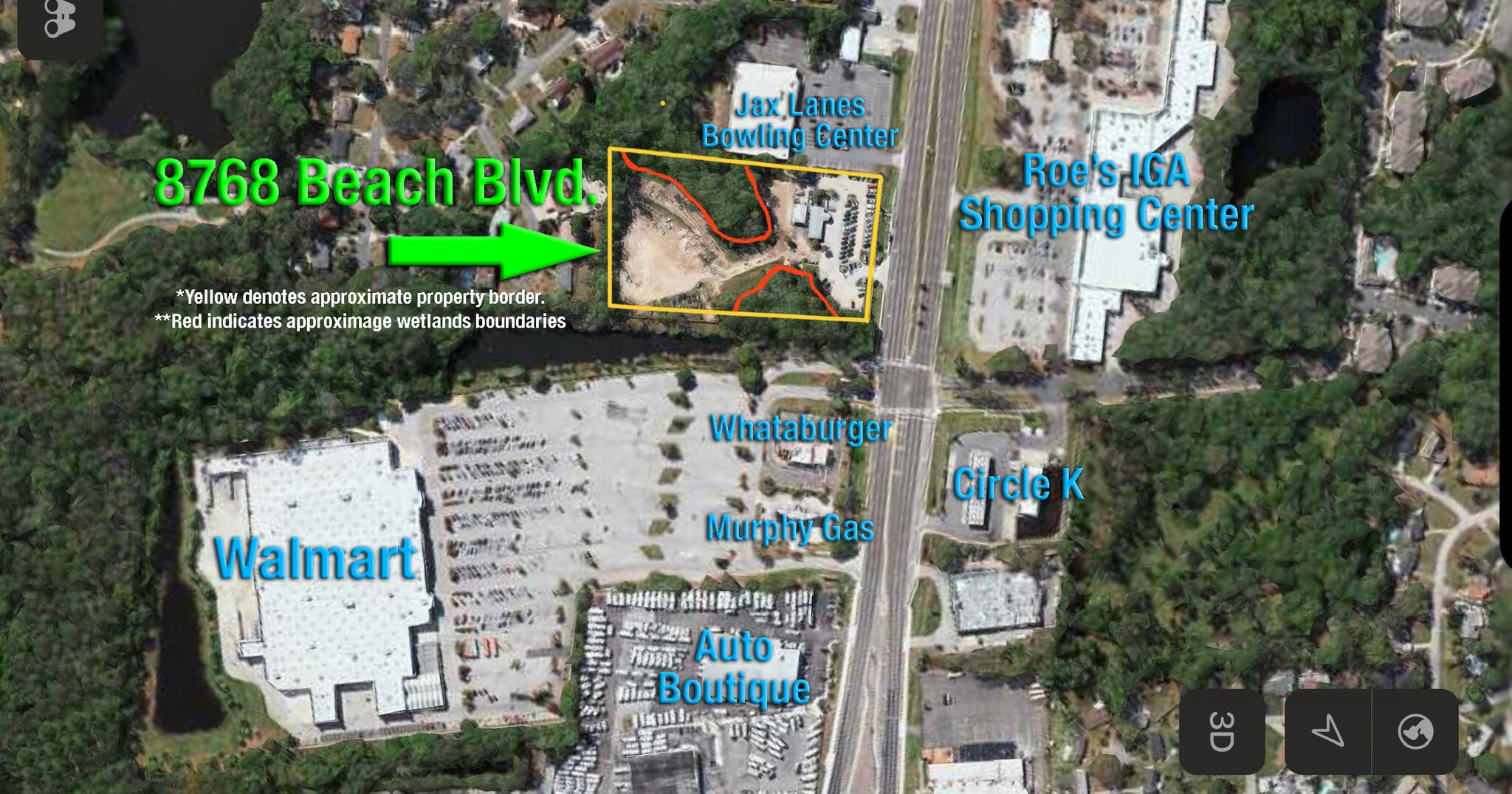 8768 Beach Blvd, Jacksonville, FL for sale Aerial- Image 1 of 15