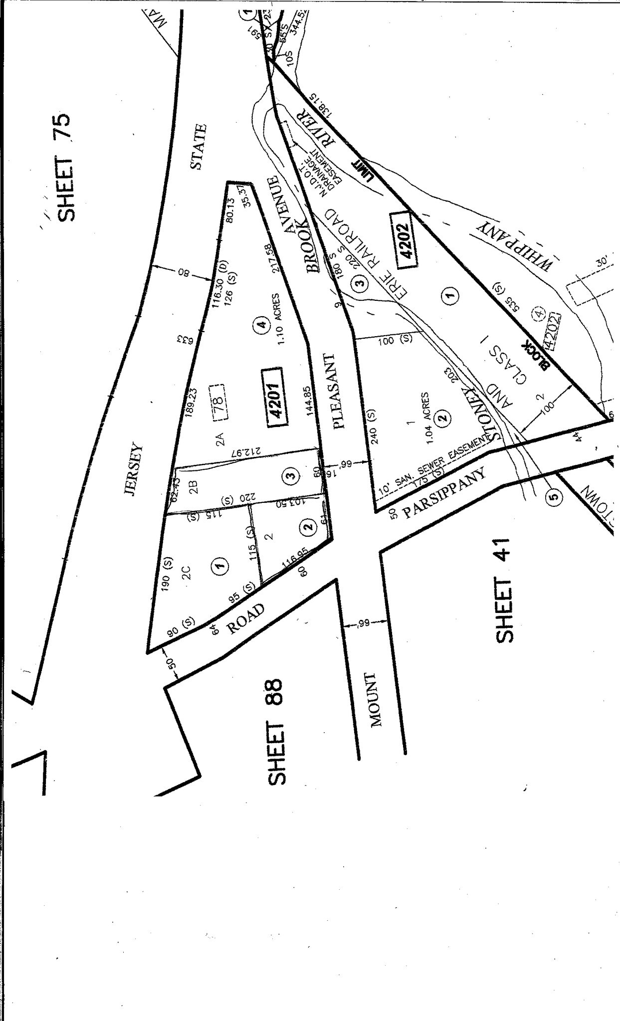 60 Parsippany Rd, Whippany, NJ for sale Plat Map- Image 1 of 1