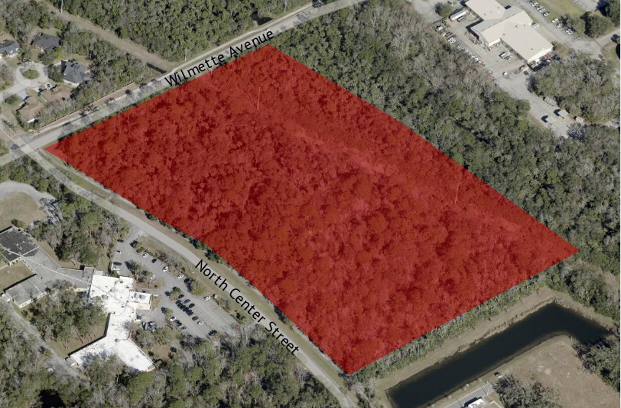 SEC of Wilmette Ave. & N. Center Street, Ormond Beach, FL for sale Aerial- Image 1 of 2