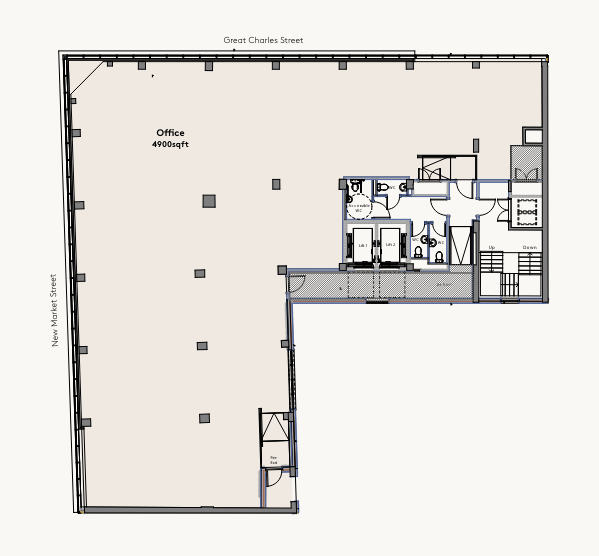 50 Great Charles Street Queensway, Birmingham for lease Floor Plan- Image 1 of 1