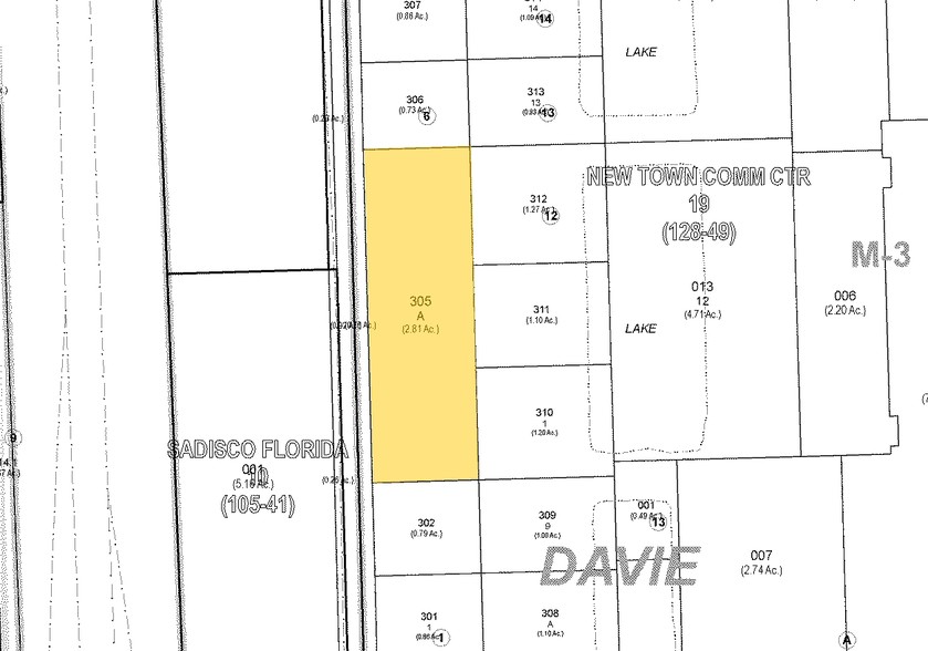 4081 SW 47th Ave, Davie, FL for lease - Plat Map - Image 3 of 3