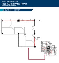 1055 Parsippany Blvd, Parsippany, NJ for lease Floor Plan- Image 1 of 9