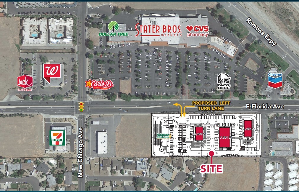 SEQ E Florida Ave & New Chicago Ave Dr, Hemet, CA for lease Building Photo- Image 1 of 2