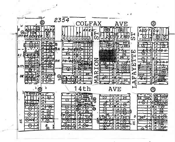 1440-1450 Marion St, Denver, CO for sale - Plat Map - Image 2 of 10