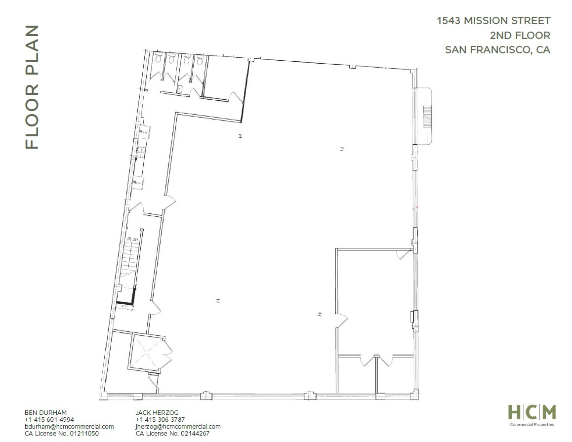 1543-1547 Mission St, San Francisco, CA for lease Floor Plan- Image 1 of 1