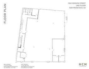 1543-1547 Mission St, San Francisco, CA for lease Floor Plan- Image 1 of 1