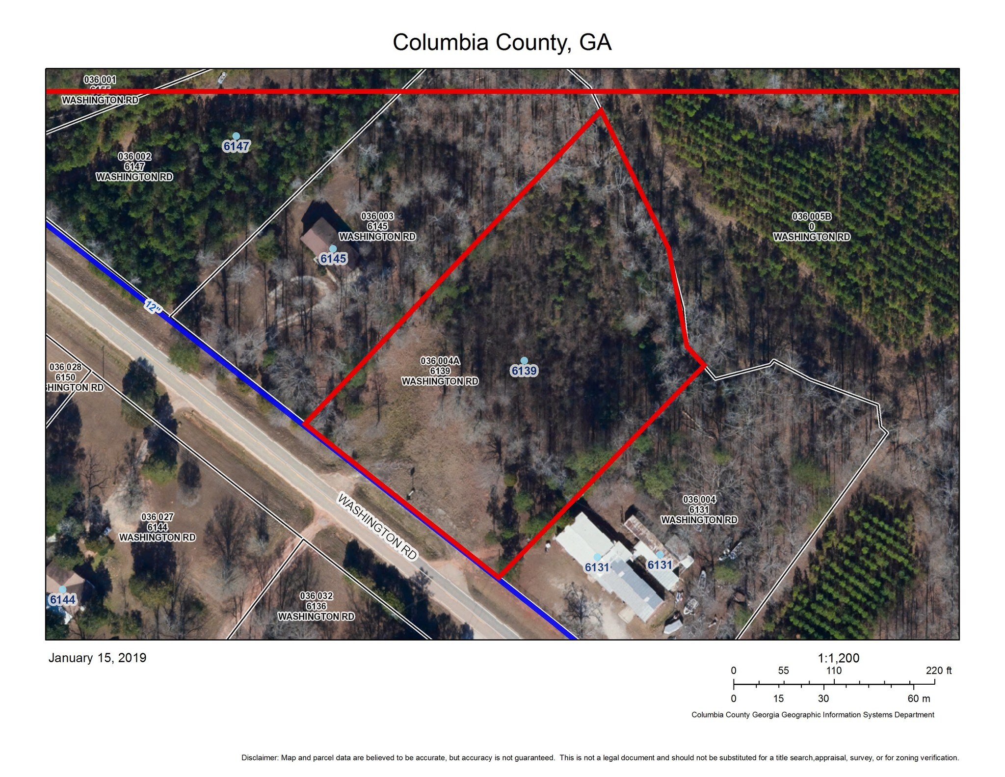 Washington Rd, Appling, GA for sale Other- Image 1 of 1