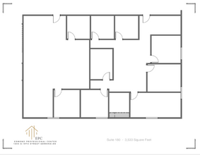 1603 E 19th St, Edmond, OK for lease Floor Plan- Image 1 of 7