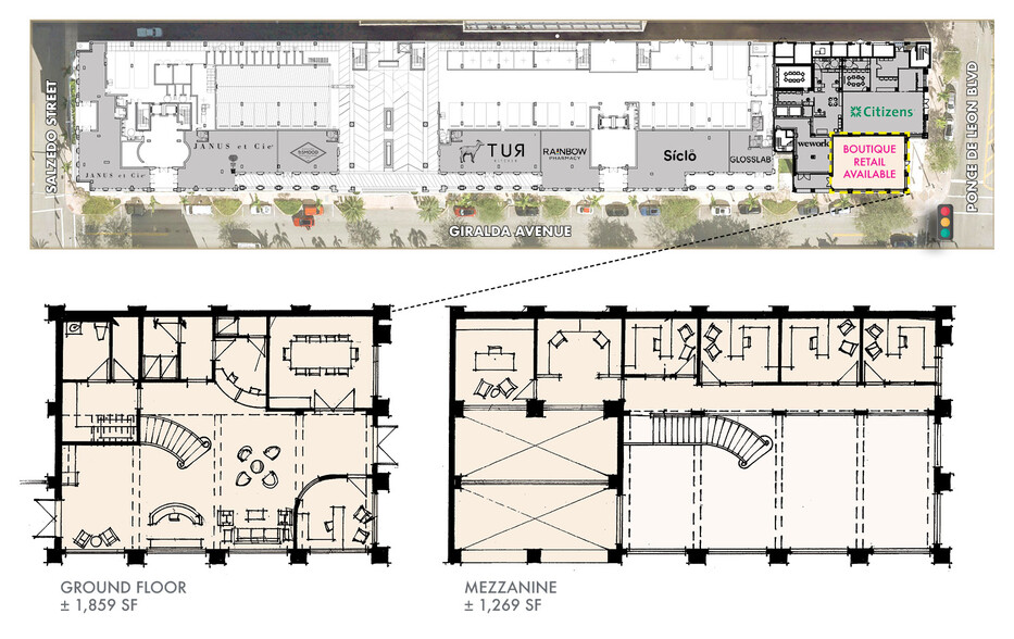 2222 Ponce de Leon Blvd, Coral Gables, FL for lease - Floor Plan - Image 3 of 3