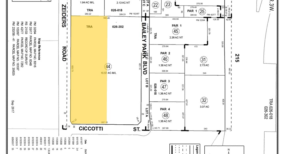 Zeiders Rd, Menifee, CA for sale - Plat Map - Image 1 of 1