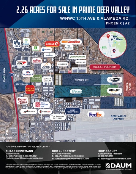 N/NWC 15th Ave & Alameda Rd, Phoenix, AZ for sale - Building Photo - Image 3 of 3