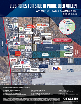 More details for N/NWC 15th Ave & Alameda Rd, Phoenix, AZ - Land for Lease