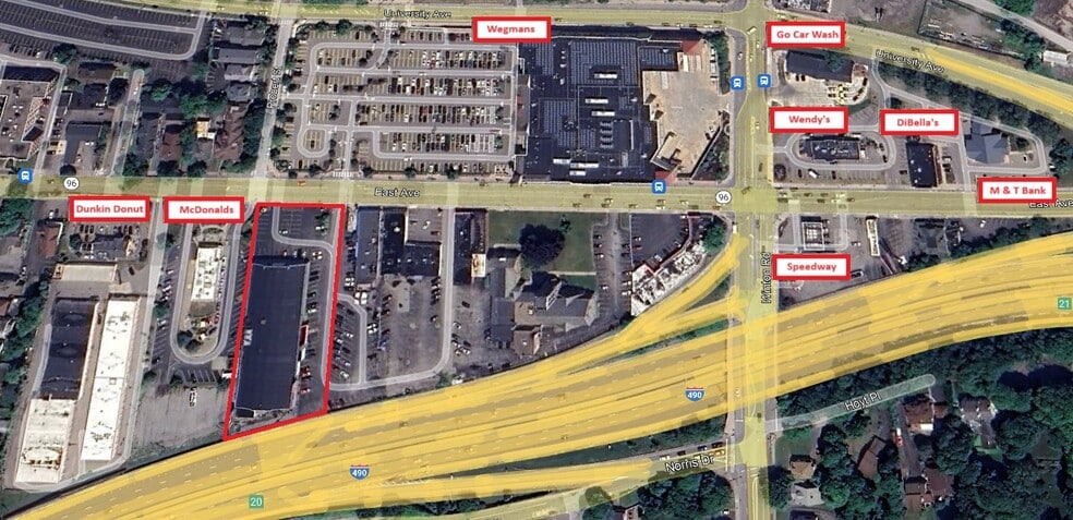 1705 East Ave, Rochester, NY for lease - Building Photo - Image 2 of 8