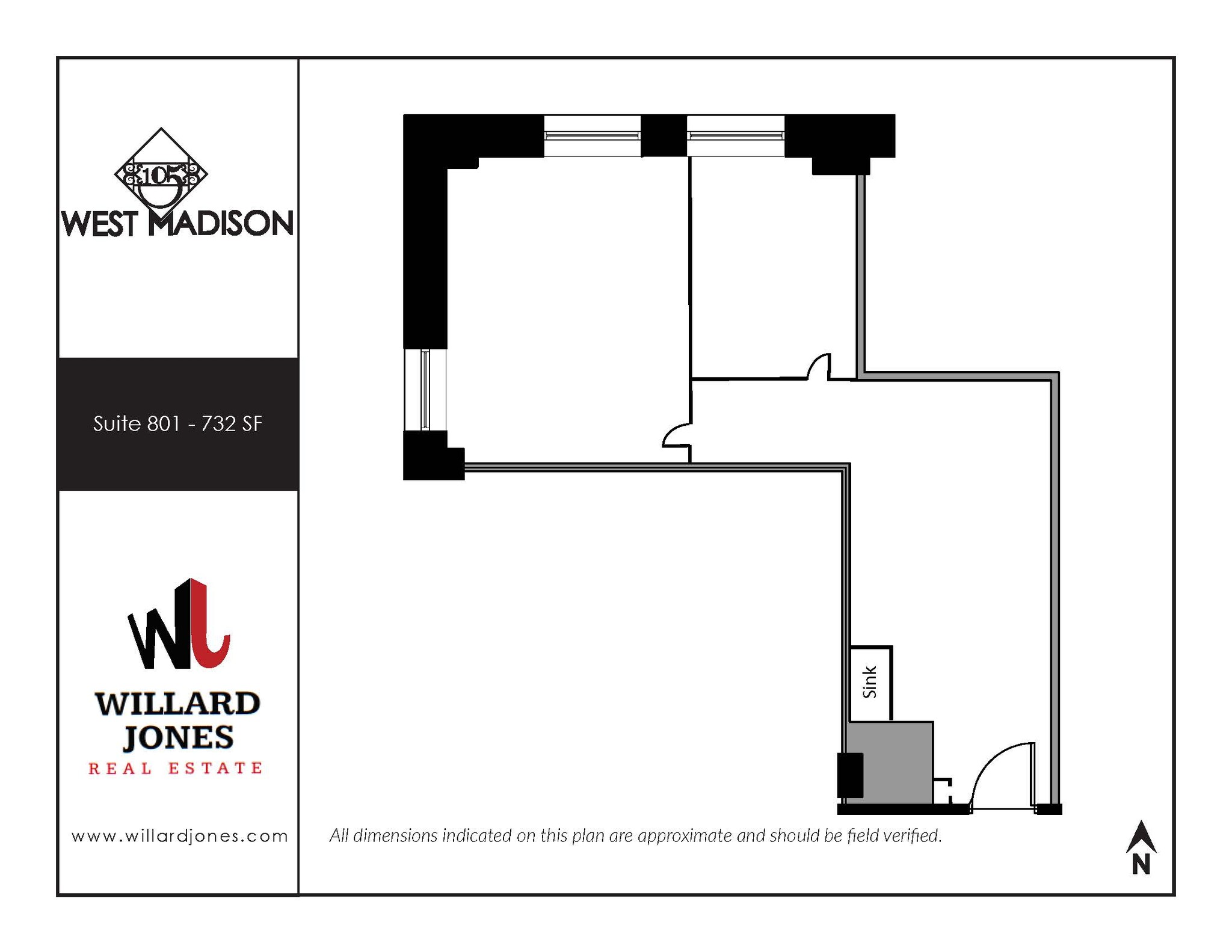 105 W Madison St, Chicago, IL for lease Floor Plan- Image 1 of 1