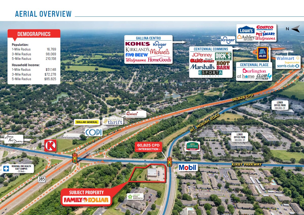 6550 Mount Moriah Road Ext, Memphis, TN 38115 Family Dollar Memphis