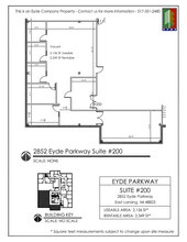 2852 Eyde Pky, East Lansing, MI for lease Floor Plan- Image 1 of 1