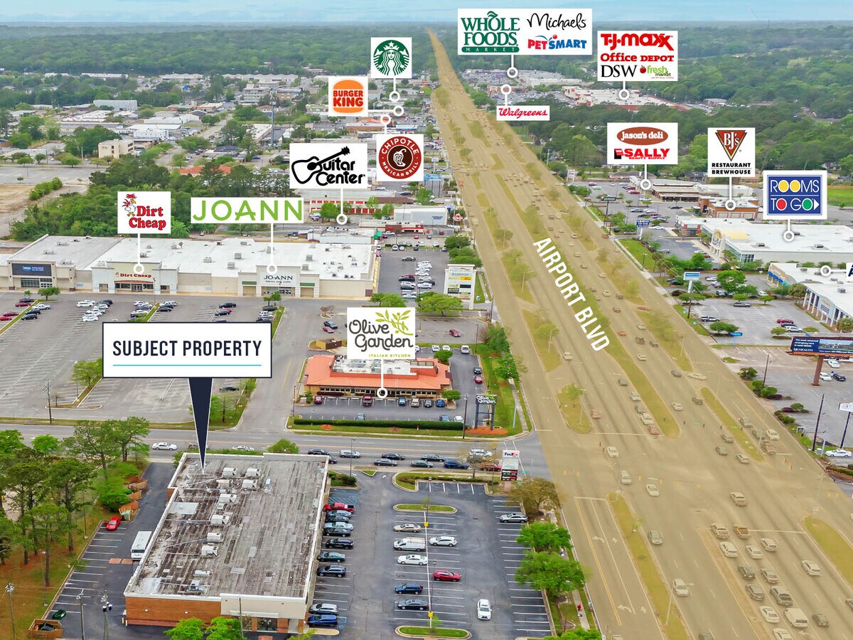 3691 Airport Blvd, Mobile, AL 36608