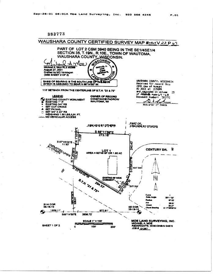 W7720 Highway 21, Wautoma, WI 54982