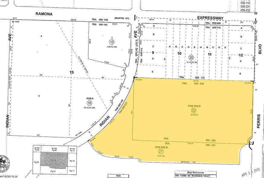 3900 Indian Ave, Perris, CA for lease - Plat Map - Image 2 of 2
