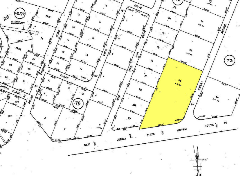 1 Emery Ave, Randolph, NJ for lease - Plat Map - Image 3 of 3