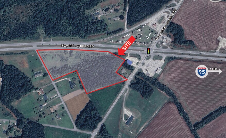 Hwy 301 & Bass Drive, Santee, SC for sale Primary Photo- Image 1 of 1