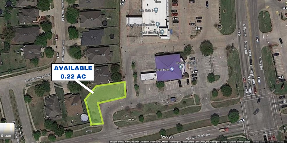 0 LITTLE YORK, Katy, TX for lease - Aerial - Image 2 of 2