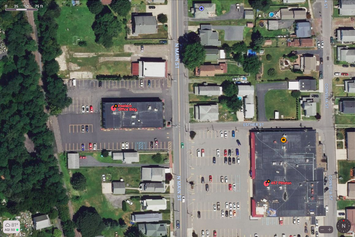 490 N Main St, Pittston, PA for lease Aerial- Image 1 of 1