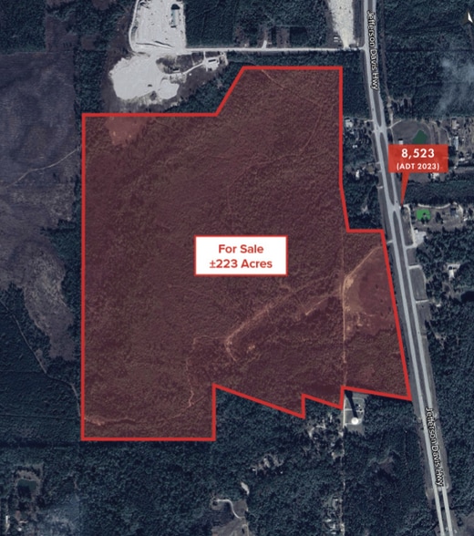 223 Acres on Hwy 43, Calvert, AL for sale - Building Photo - Image 1 of 3
