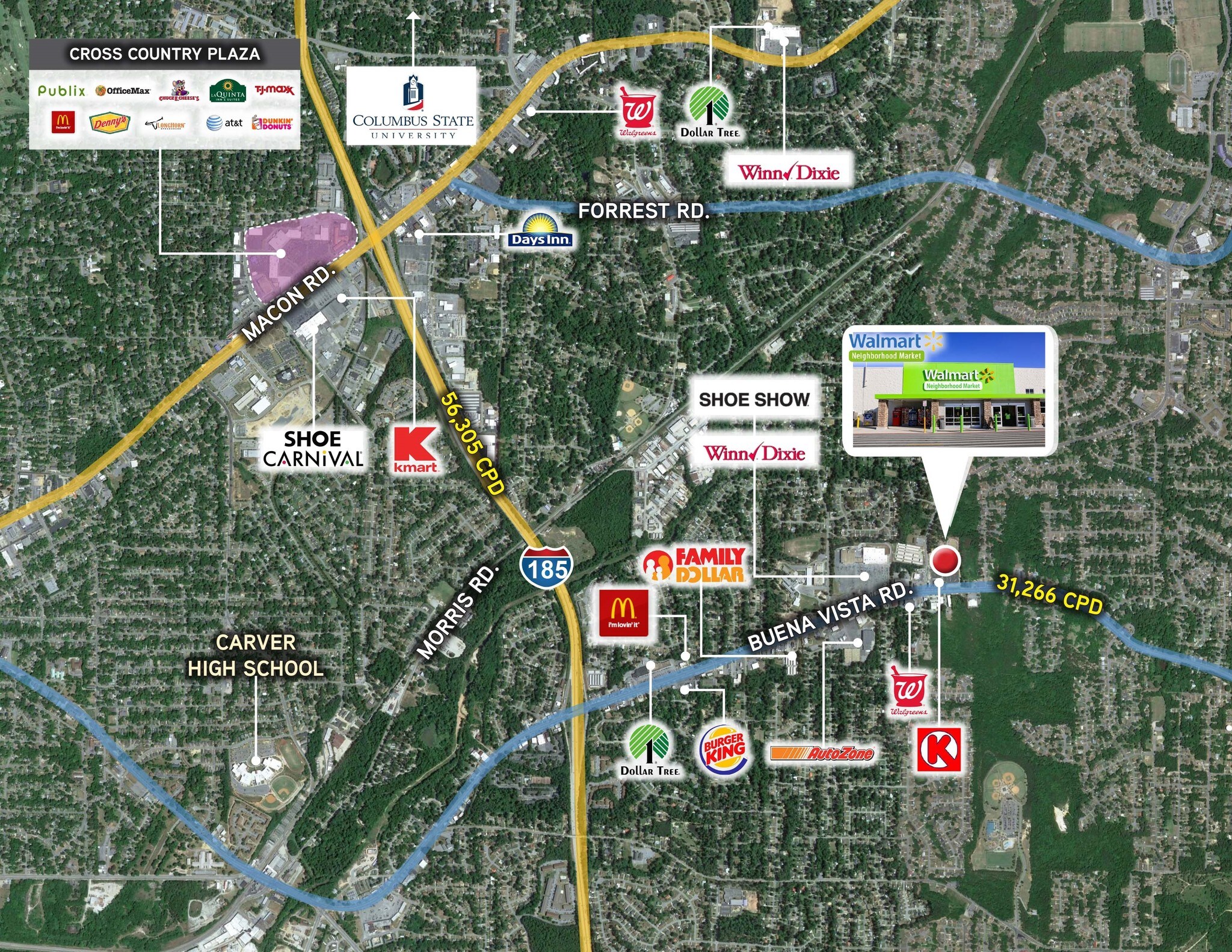 Walmart, Columbus, GA for sale Building Photo- Image 1 of 1