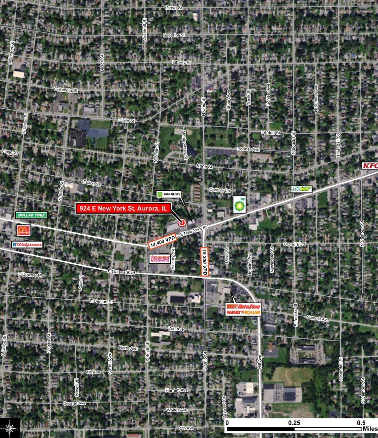 924 E New York St, Aurora, IL for sale Aerial- Image 1 of 1