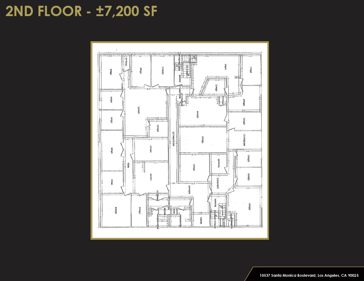 10537 Santa Monica Blvd, Los Angeles, CA for sale Floor Plan- Image 1 of 5