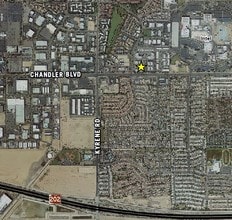 5700 W Chandler Blvd, Chandler, AZ - AERIAL  map view