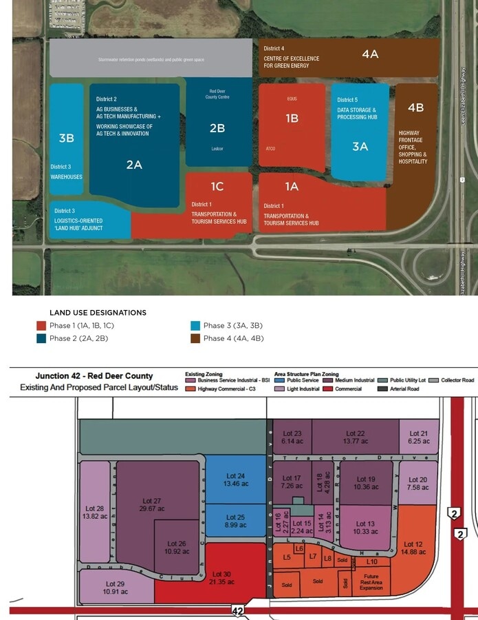 Junction 42, Penhold, AB T0M 1R0 Land for Sale