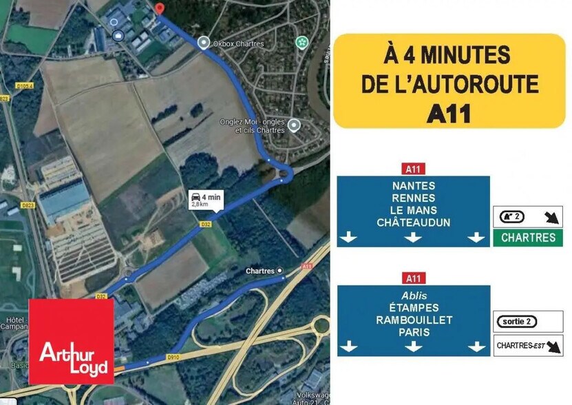 Flex in Gasville-Oisème for lease - Building Photo - Image 2 of 3