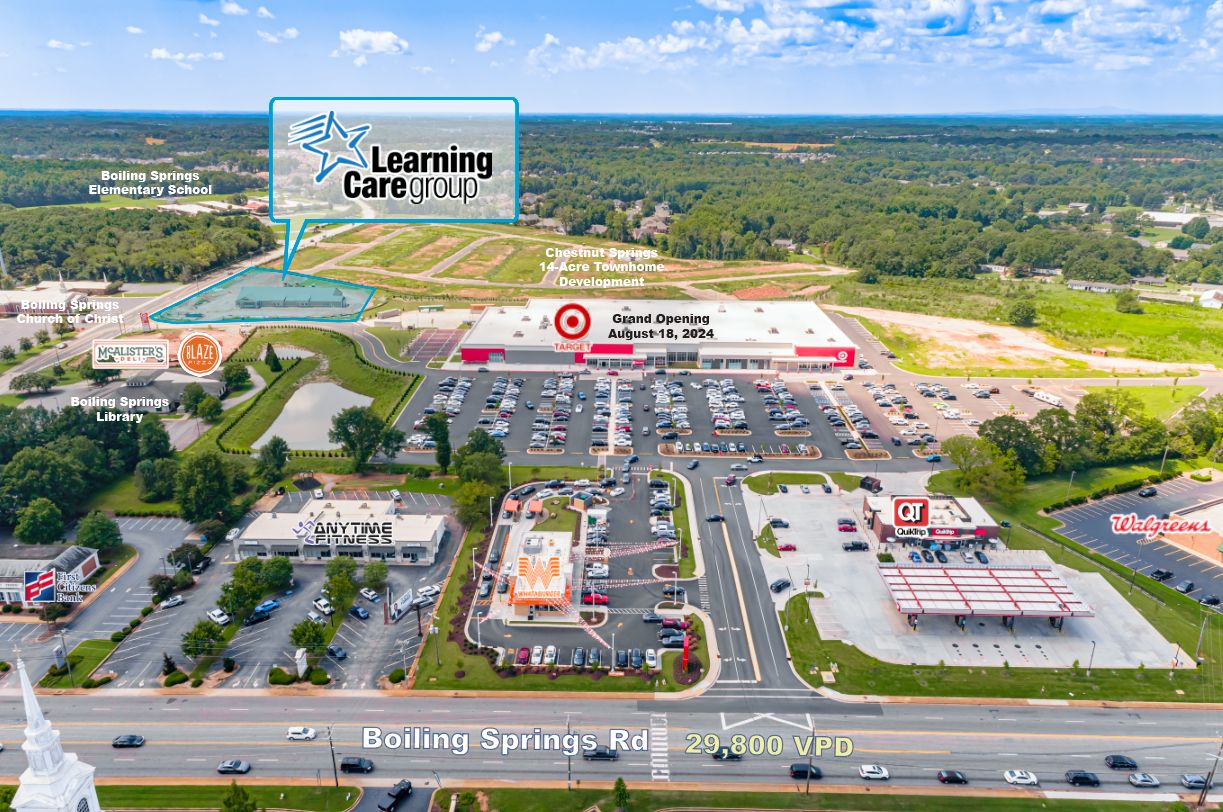 851 Double Bridge Road rd, Boiling Springs, SC for sale Aerial- Image 1 of 2